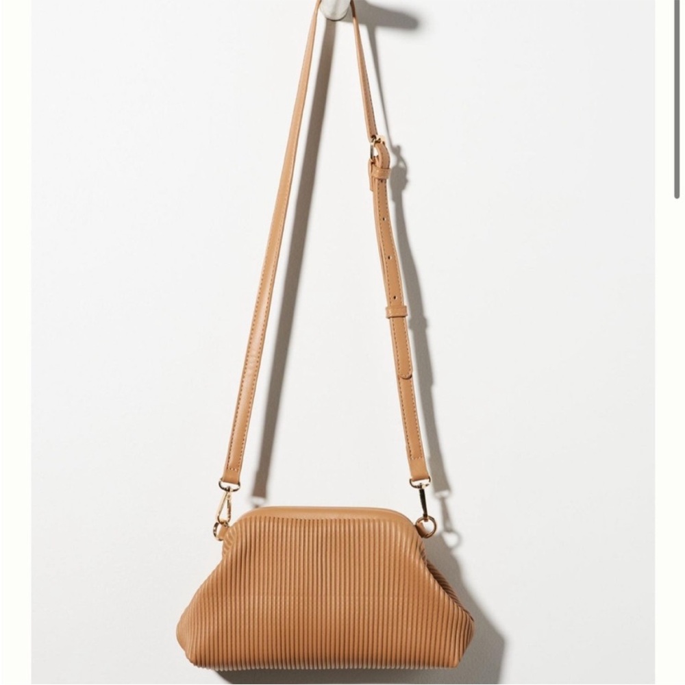 Anthropologie Tan Women's Crossbody Bag with changable straps - Picture 3 of 11